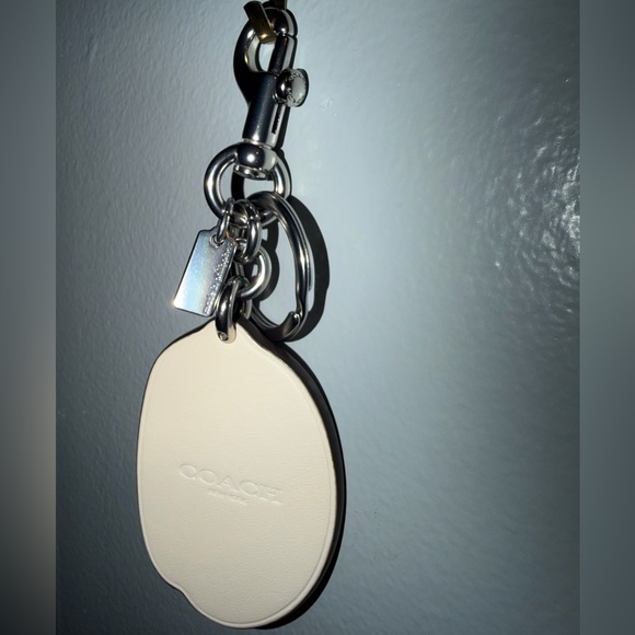 Coach Leather Lemon NYC Keychain - Picture 7 of 7